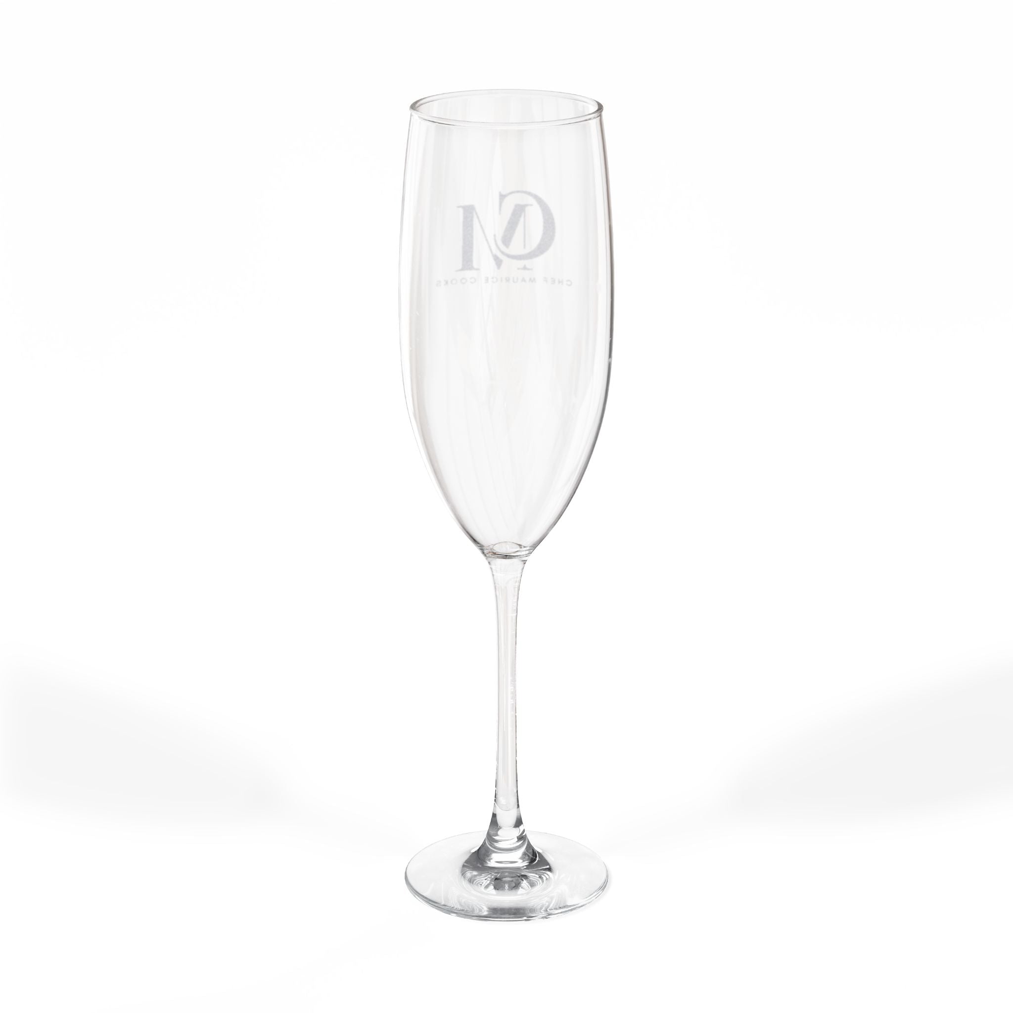 Wine Glasses - Celebrity Chef Maurice Exquisite Engraved Champagne Glass, 8oz